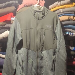 The North Face Men's Olive and Gray Performance Jacket